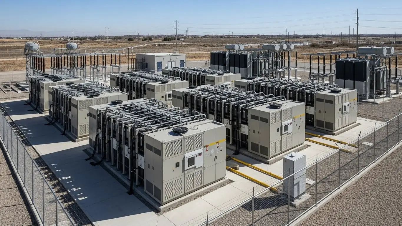 Armazenamento comercial de baterias de lítio