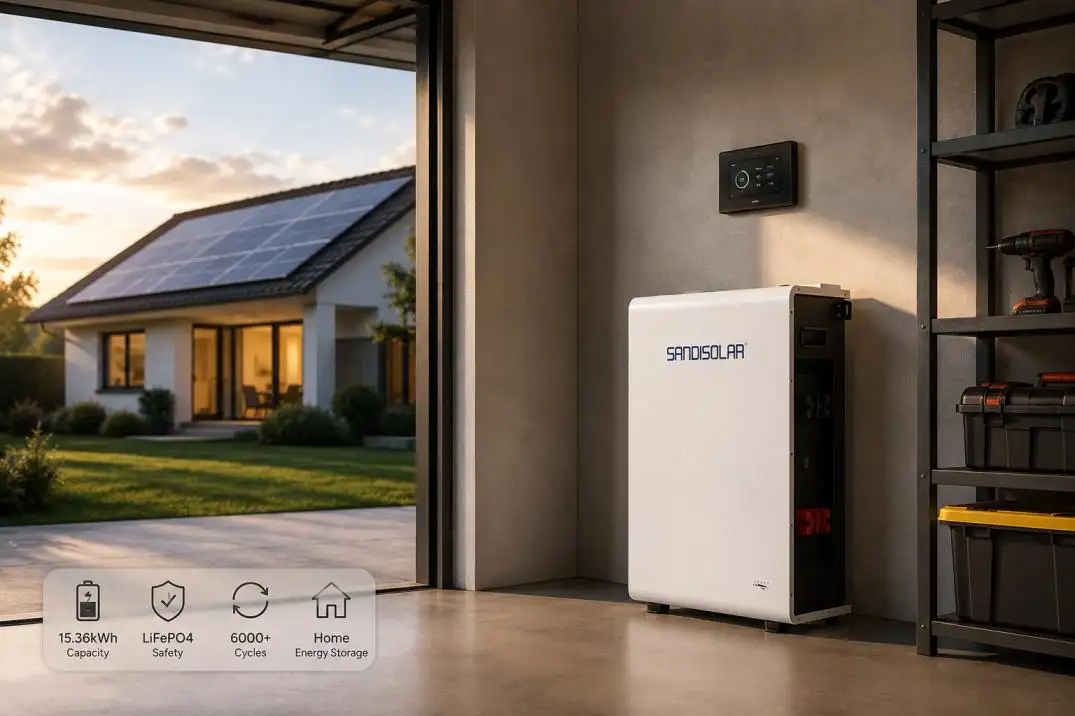 Bateria LiFePO₄ de 15,36kWh